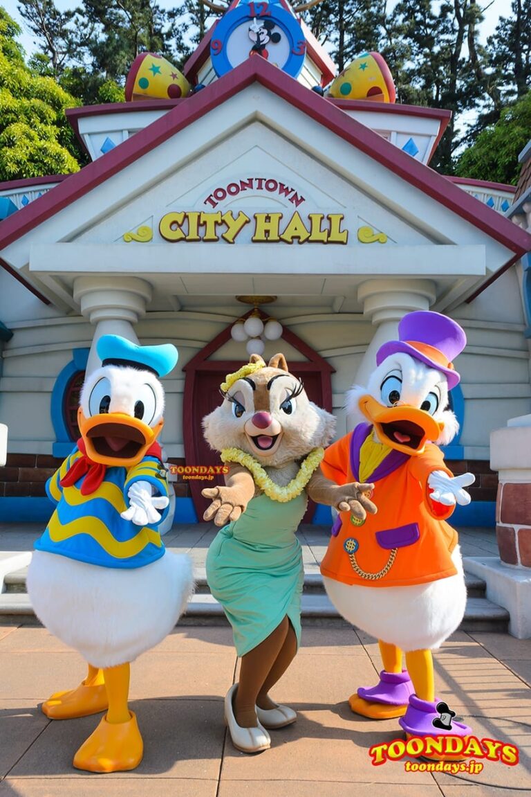TDL トゥーンタウン グリーティング ドナルドダック クラリス スクルージ・マクダック
