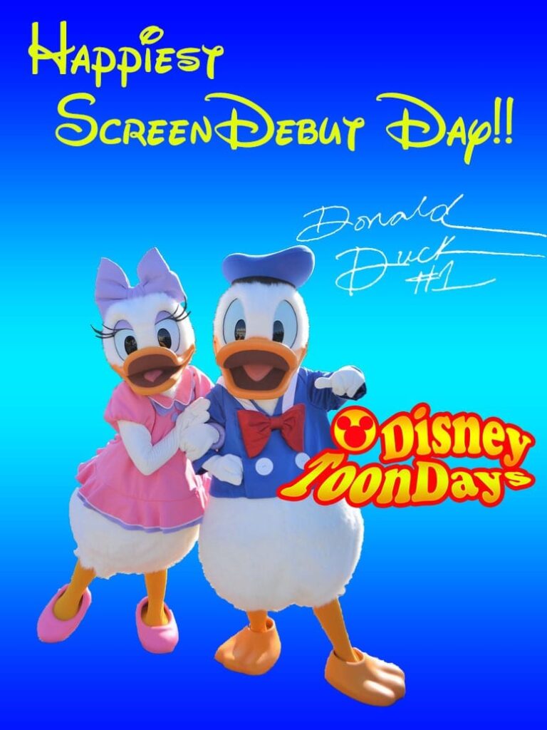 おめでとう！6月9日はドナルドダックの誕生日（スクリーンデビュー日）