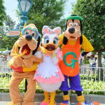 TDL トゥーンタウン グリーティング　プルート デイジーダック グーフィー
