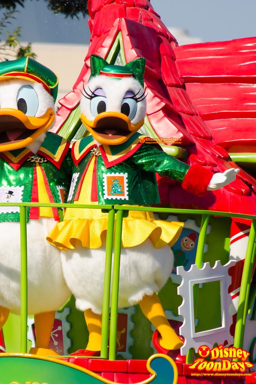TDL クリスマス・ファンタジー 2014 ディズニー・サンタヴィレッジ・パレード デイジーダック