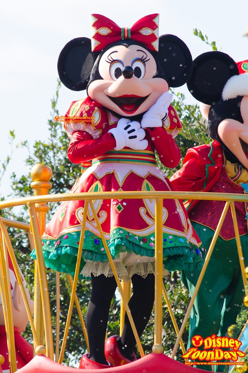 TDL クリスマス・ファンタジー 2014 ディズニー・サンタヴィレッジ・パレード ミニーマウス
