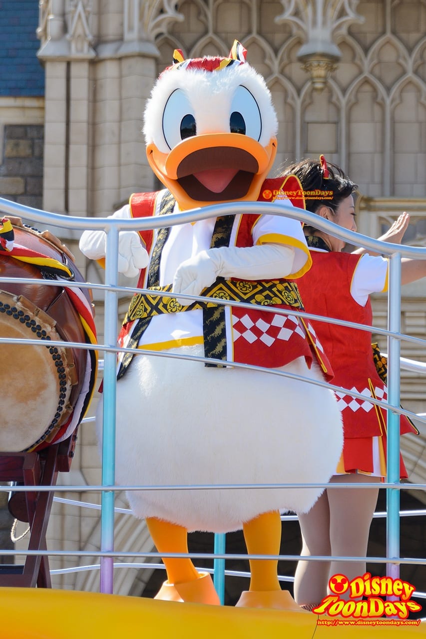 TDL ディズニー夏祭り 2015 おんどこどん ドナルドダック