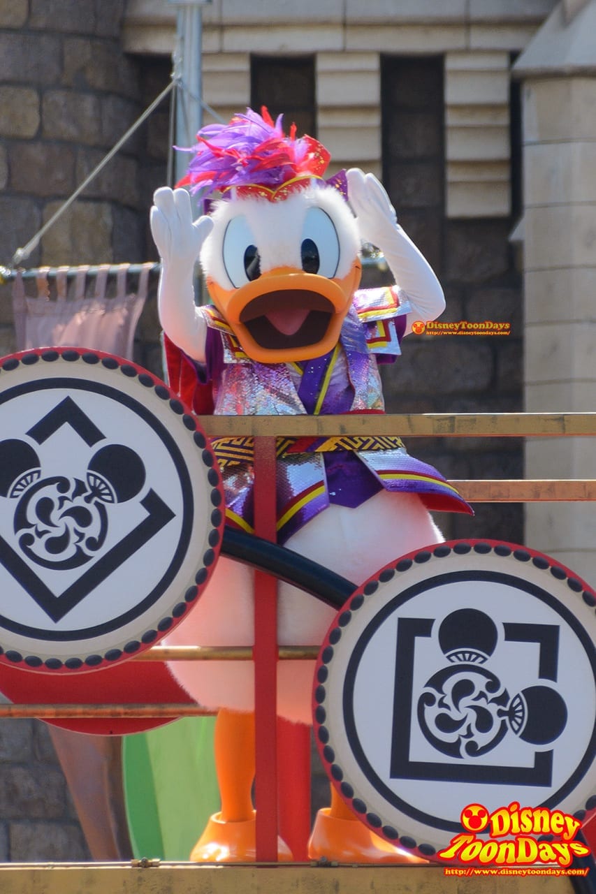 TDL ディズニー夏祭り 2015 雅涼群舞 ドナルドダック