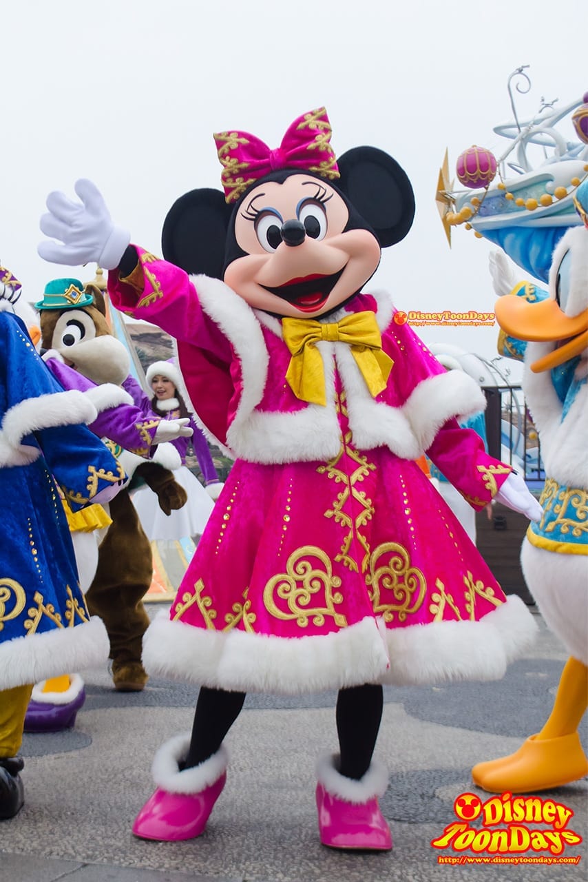 TDS クリスマス・ウィッシュ 2014 カラフルホリデーグリーティング ミニーマウス