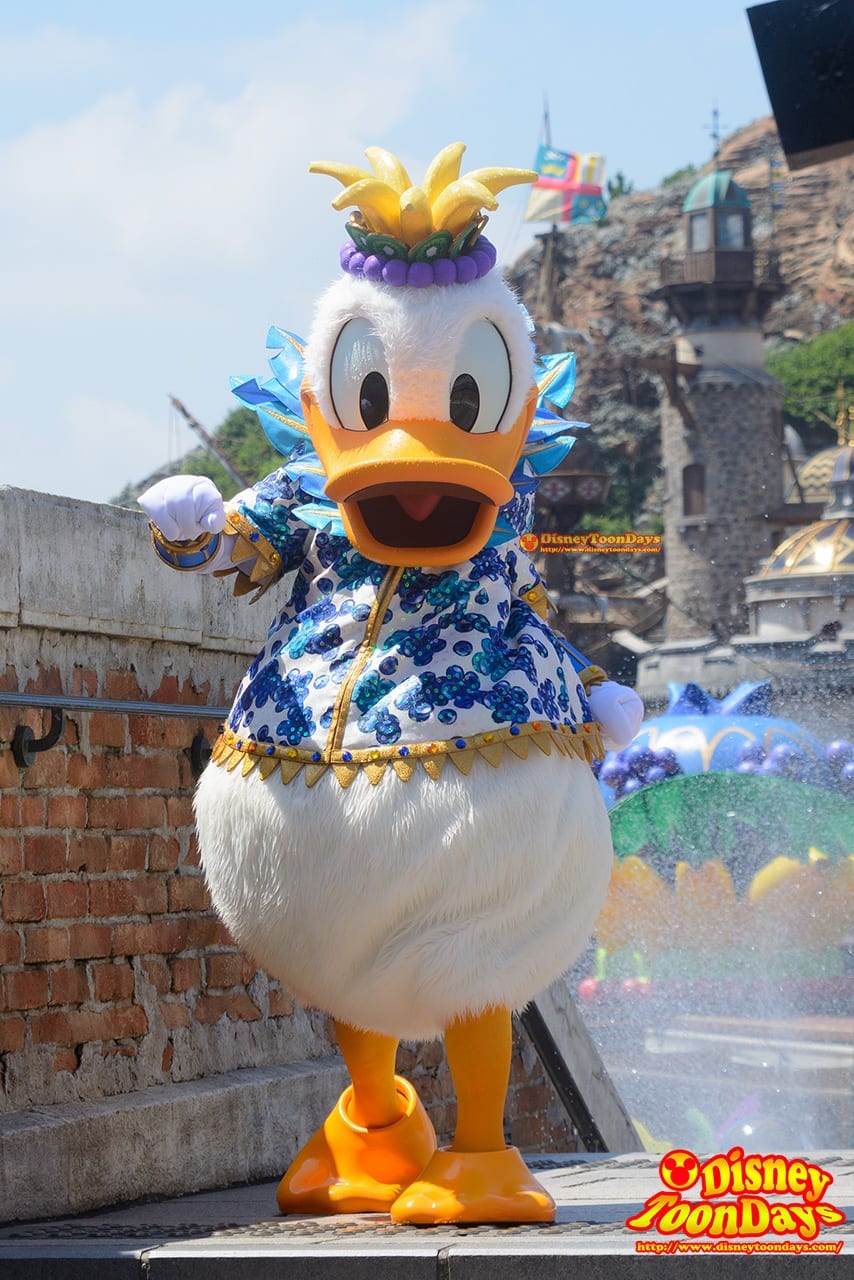 TDS ディズニー・サマーフェスティバル 2015  ミニーのトロピカルスプラッシュ ドナルドダック