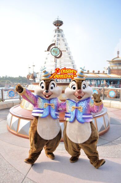 TDS クリスマス　ポートディスカバリーグリーティング　チップ　デール