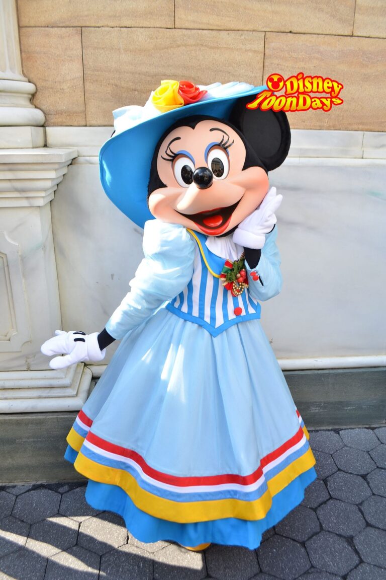 アメリカンウォーターフロントのミニーマウスのフリーグリーティング(クリスマス)