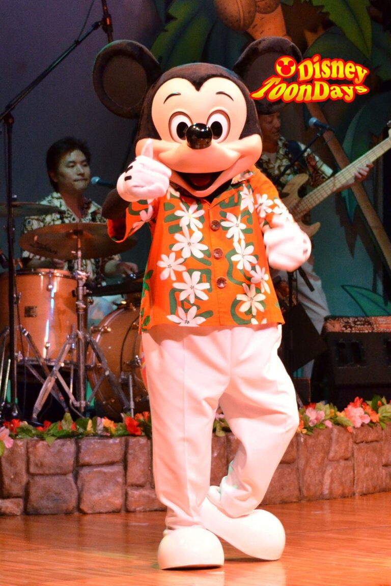 ミッキーとミニーのポリネシアンパラダイスのミッキーマウス