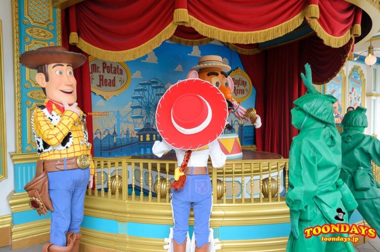 TDS アメリカンウォーターフロント グリーティング ウッディ ジェシー グリーンアーミーメン (5)