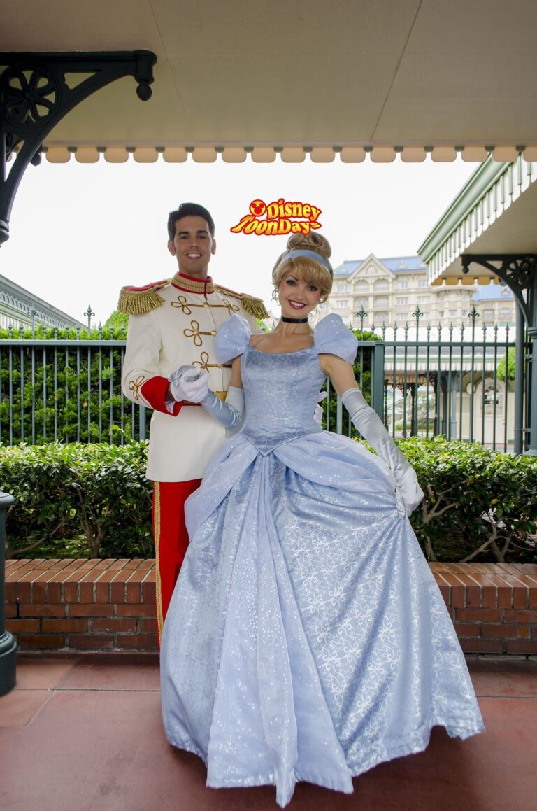 TDL　エントランスグリーティング　シンデレラ　プリンスチャーミング