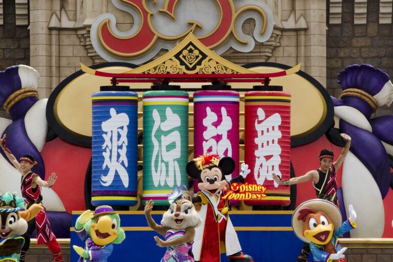 TDL ディズニー夏祭り2013　爽涼鼓舞　装飾