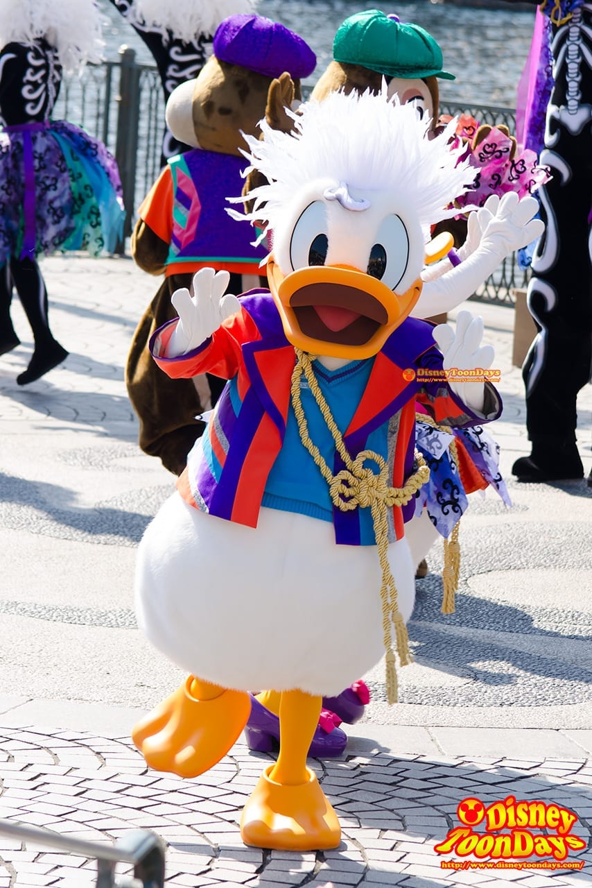 TDS ディズニー・ハロウィーン 2014 ウェルカム・スケルトン・フレンズ ドナルドダック