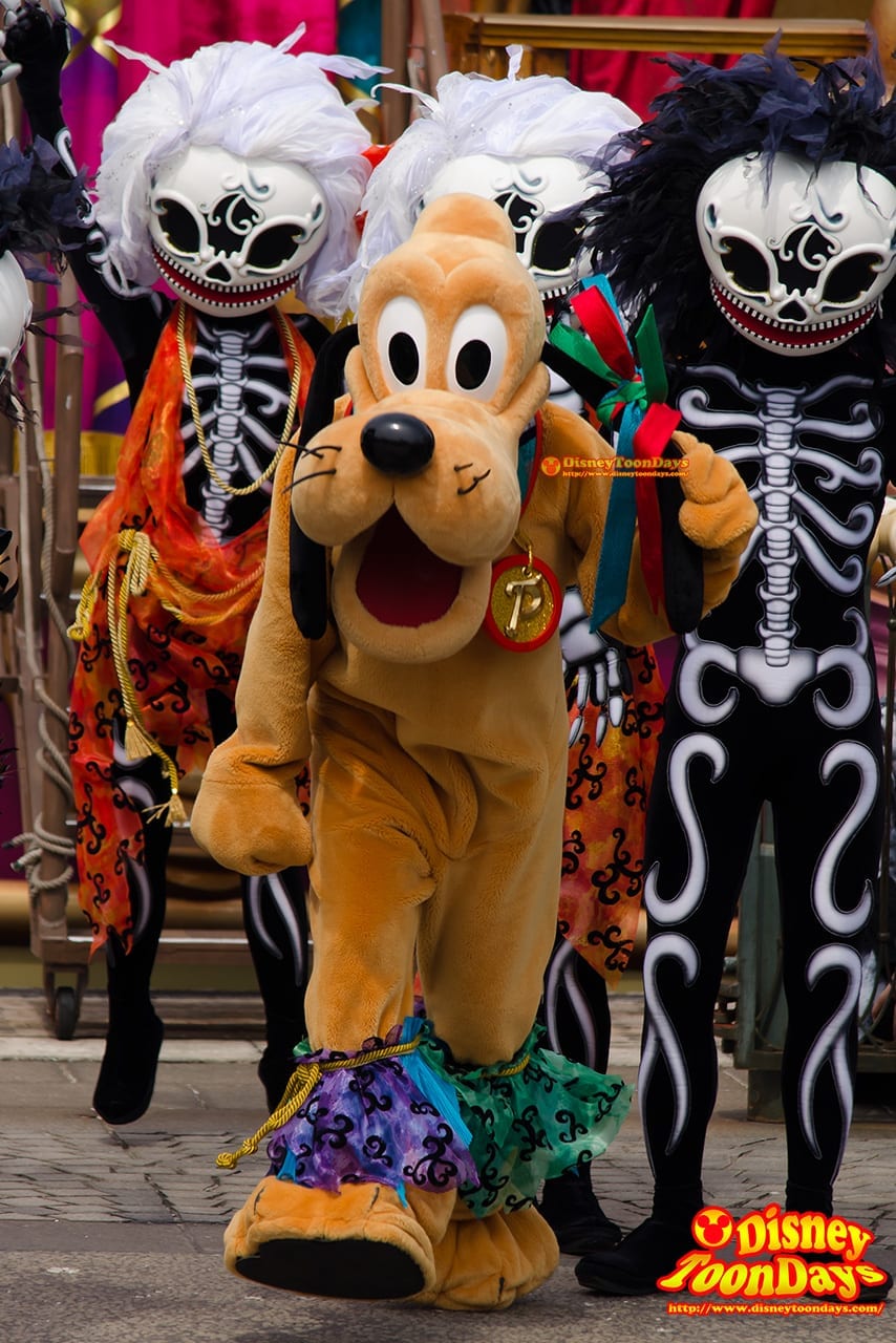 TDS ディズニー・ハロウィーン 2014 ウェルカム・スケルトン・フレンズ プルート