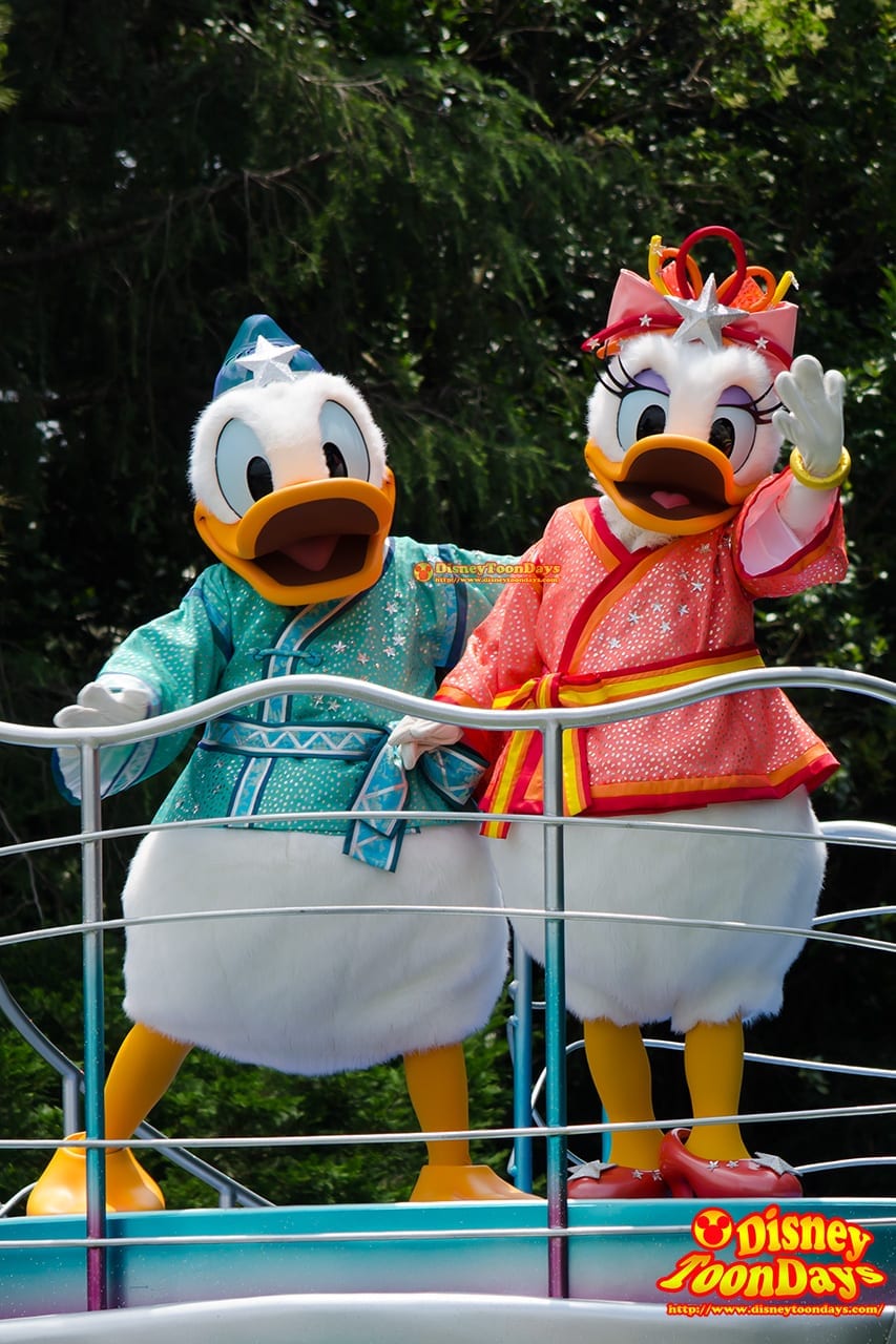 TDL ディズニー七夕デイズ 2014 七夕グリーティング ドナルドダック デイジーダック