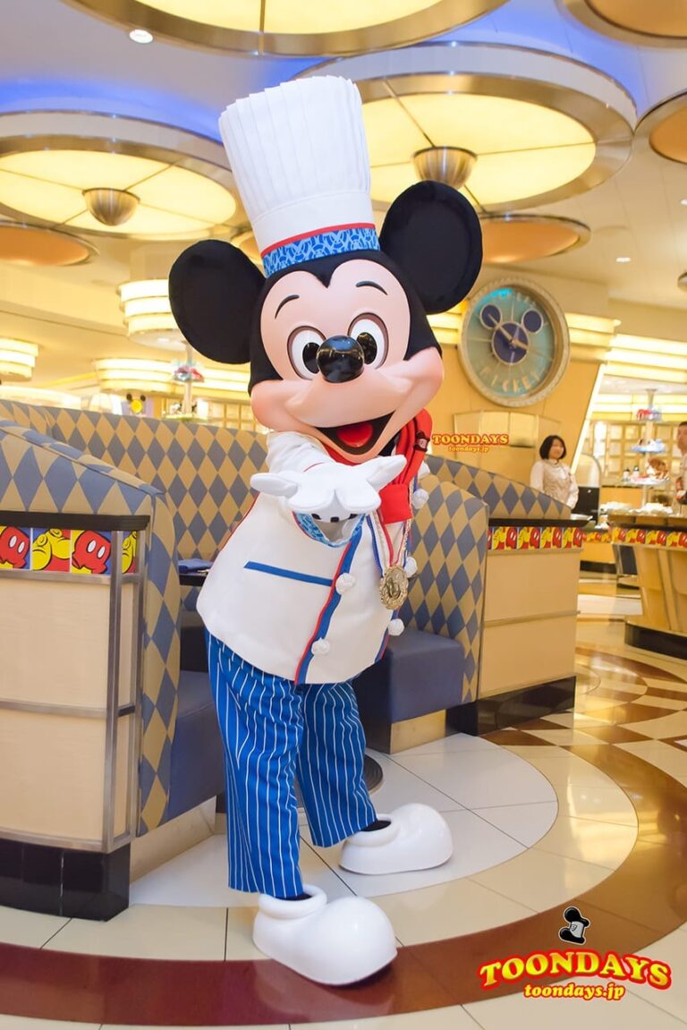 TDR ディズニーアンバサダーホテル シェフミッキー グリーティング　ミッキーマウス