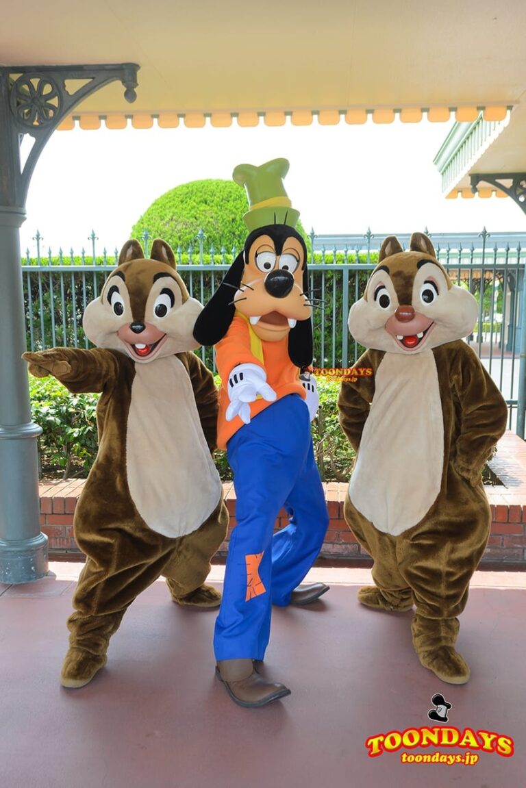 TDL エントランス グリーティング チップ デール グーフィー
