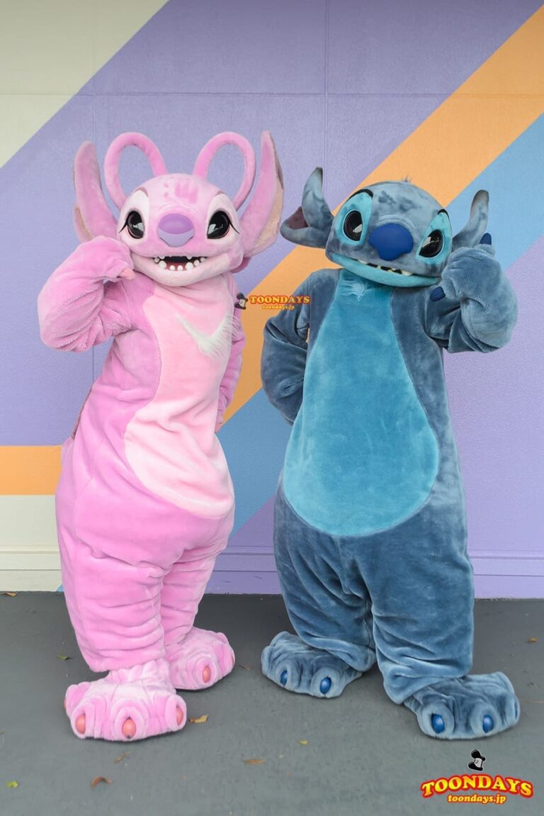 TDL トゥモローランド グリーティング スティッチ エンジェル (2)