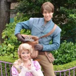 TDL ファンタジーランド グリーティング ラプンツェル  フリン・ライダー
