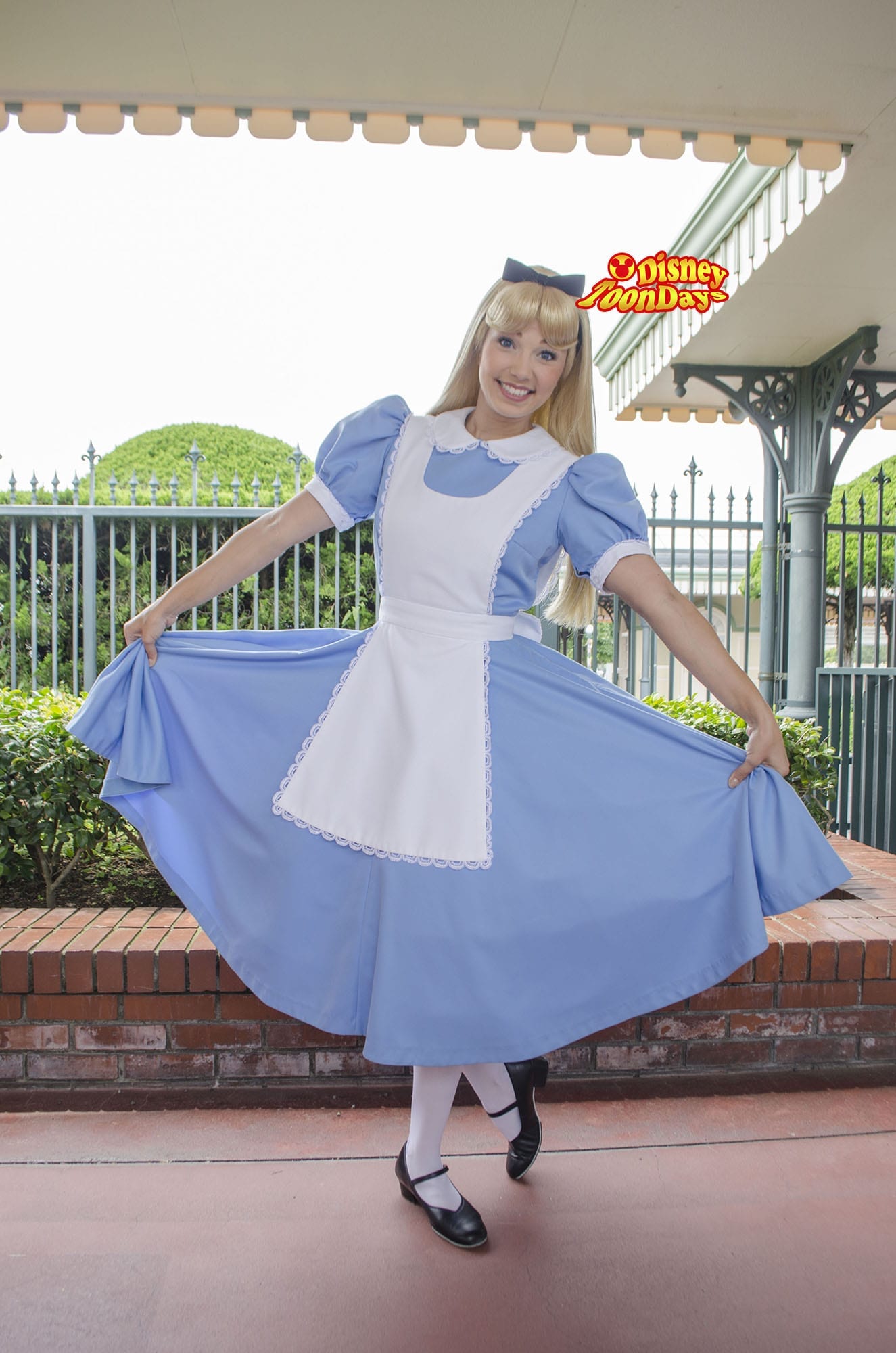 TDL　エントランス　グリーティング　アリス