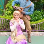 TDL ファンタジーランド グリーティング ラプンツェル フリン・ライダー