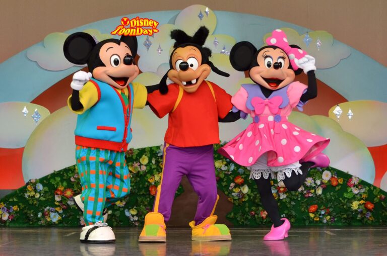 TDL トゥモローランド ショーベース　パークファンパーティー　ミッキーマウス　マックス　ミニーマウス