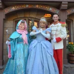 TDL ファンタジーランド　グリーティング　シンデレら　プリンスチャーミング　ファリーゴットマザー