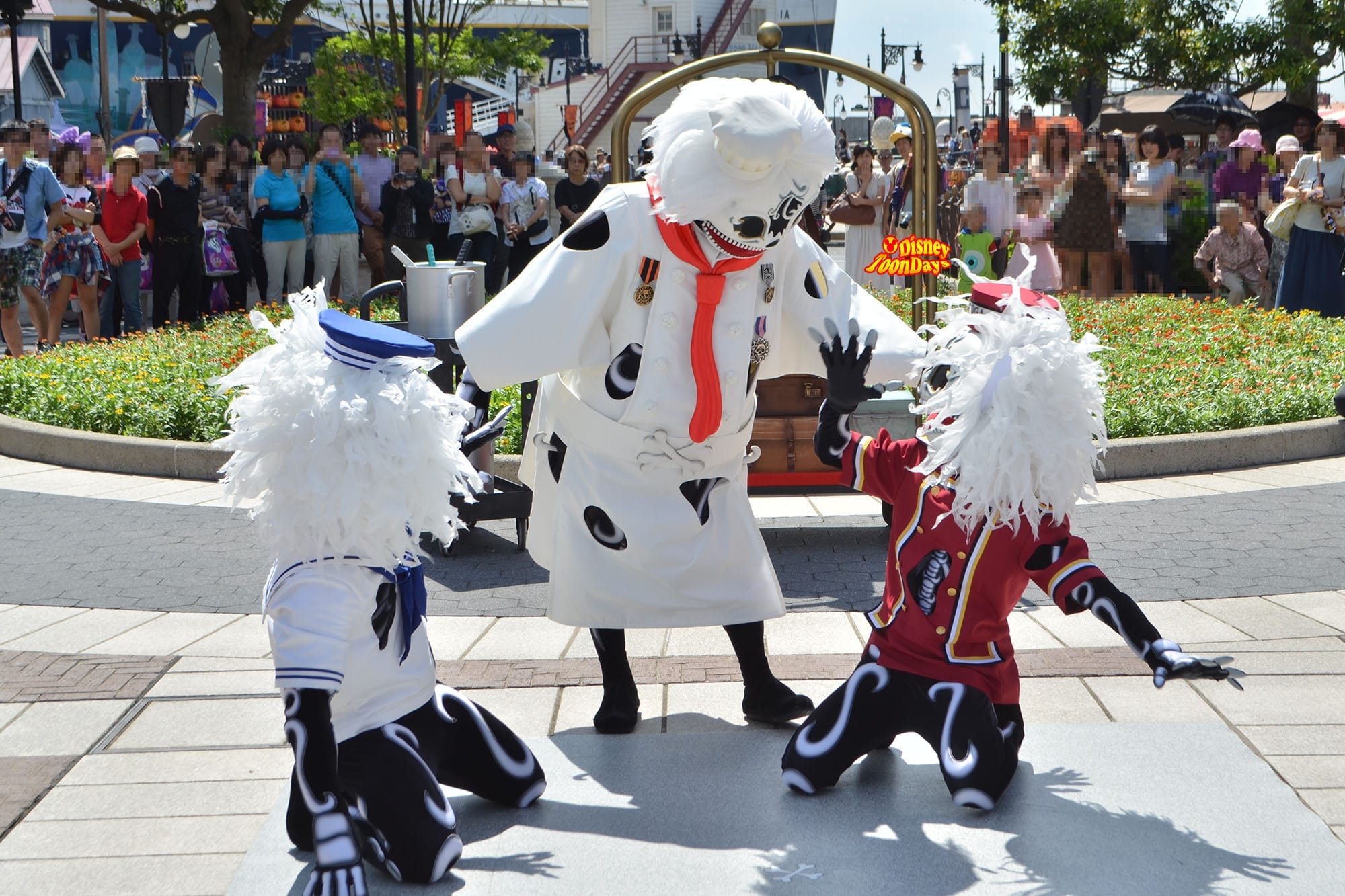 TDS ディズニーハロウィーン2013 スケルトンのストリートパーティー スケルトン3