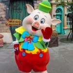 TDL トゥーンタウン　グリーティング　ファイファーピッグ