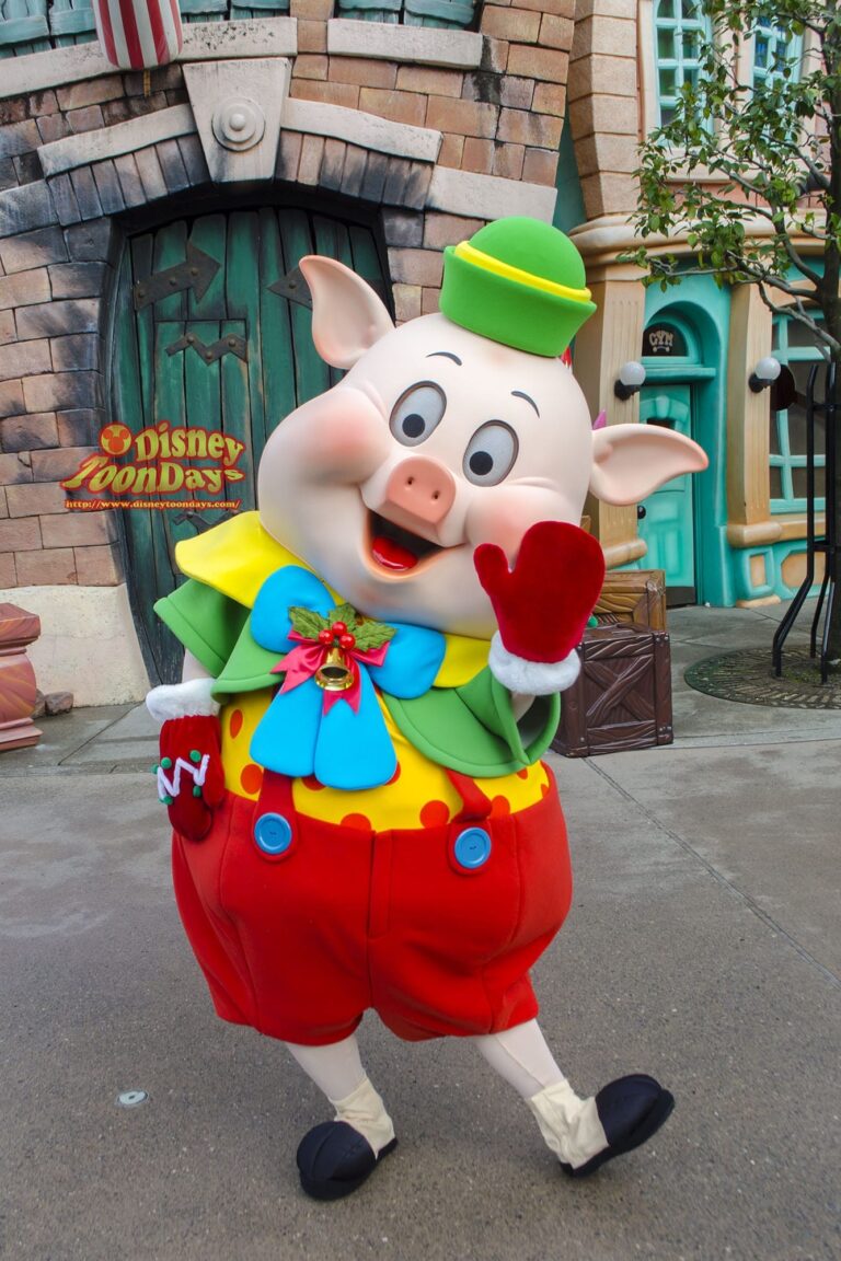 TDL トゥーンタウン　グリーティング　ファイファーピッグ