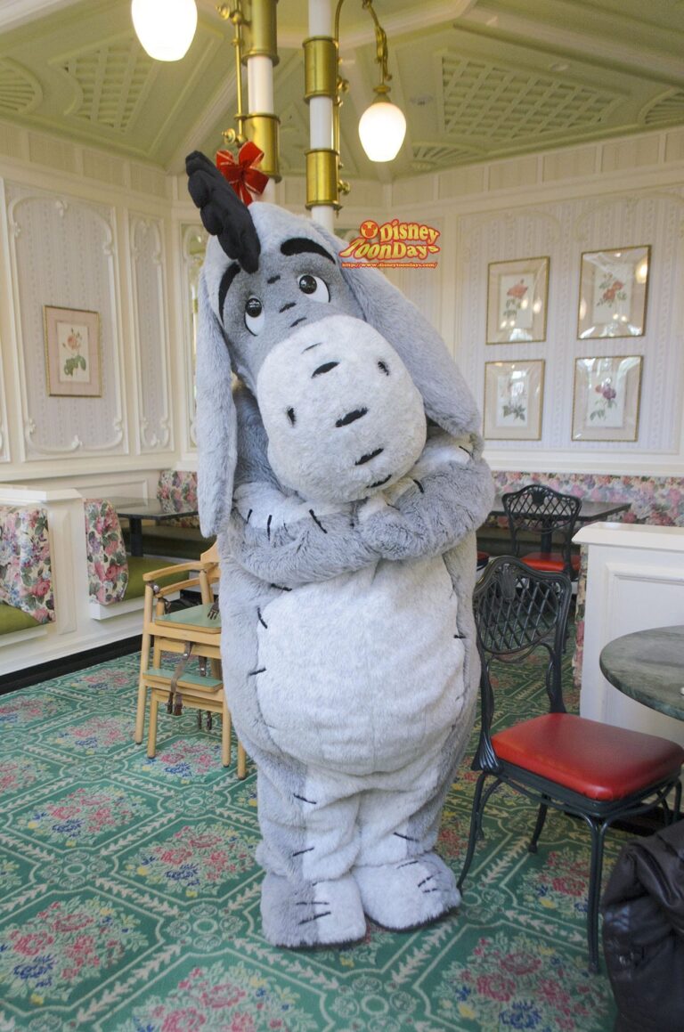 TDL アドベンチャーランド　クリスタルパレスレストラン　キャラクターブレックファスト　グリーティング　イーヨー