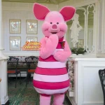 TDL アドベンチャーランド　クリスタルパレスレストラン　キャラクターブレックファスト　グリーティング　ピグレット