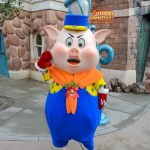 TDL トゥーンタウン　グリーティング　プラクティカルピッグ