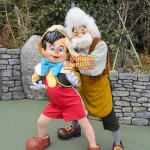 TDL ファンタジーランド　グリーティング　ピノキオ　ゼペット