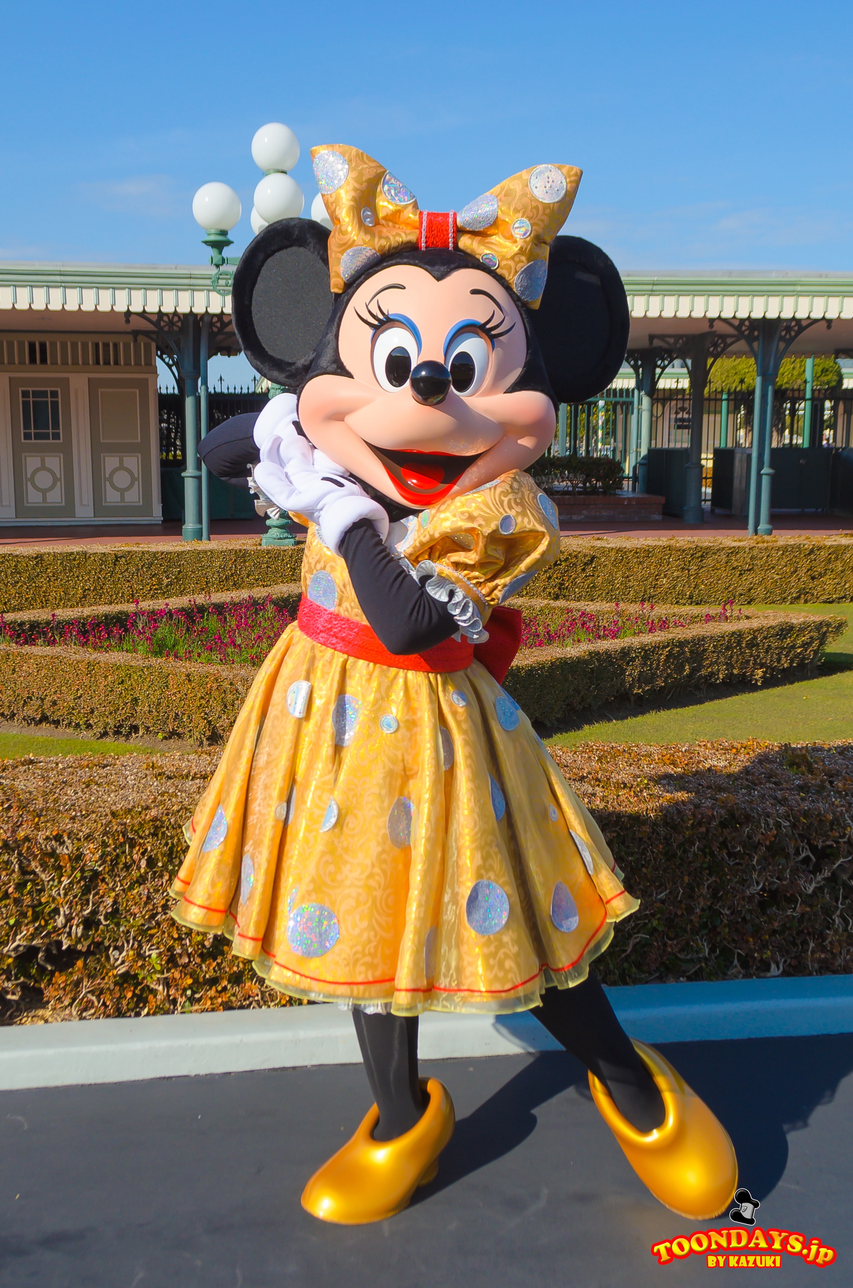 TDR30周年限定グリーティングのミニーマウス