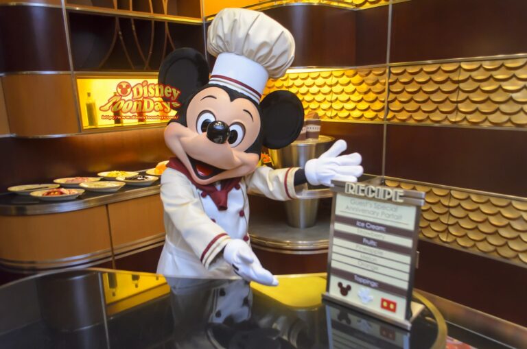 TDR ディズニーアンバサダーホテル　エンパイアグリル　マイアニバーサリーストーリー グリーティング　ミッキーマウス　　