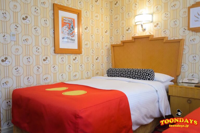 TDR ディズニーアンバサダーホテル ミッキーマウスルーム ベッド