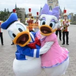 TDL ワールドバザール　グリーティング　ドナルドダック　デイジーダック