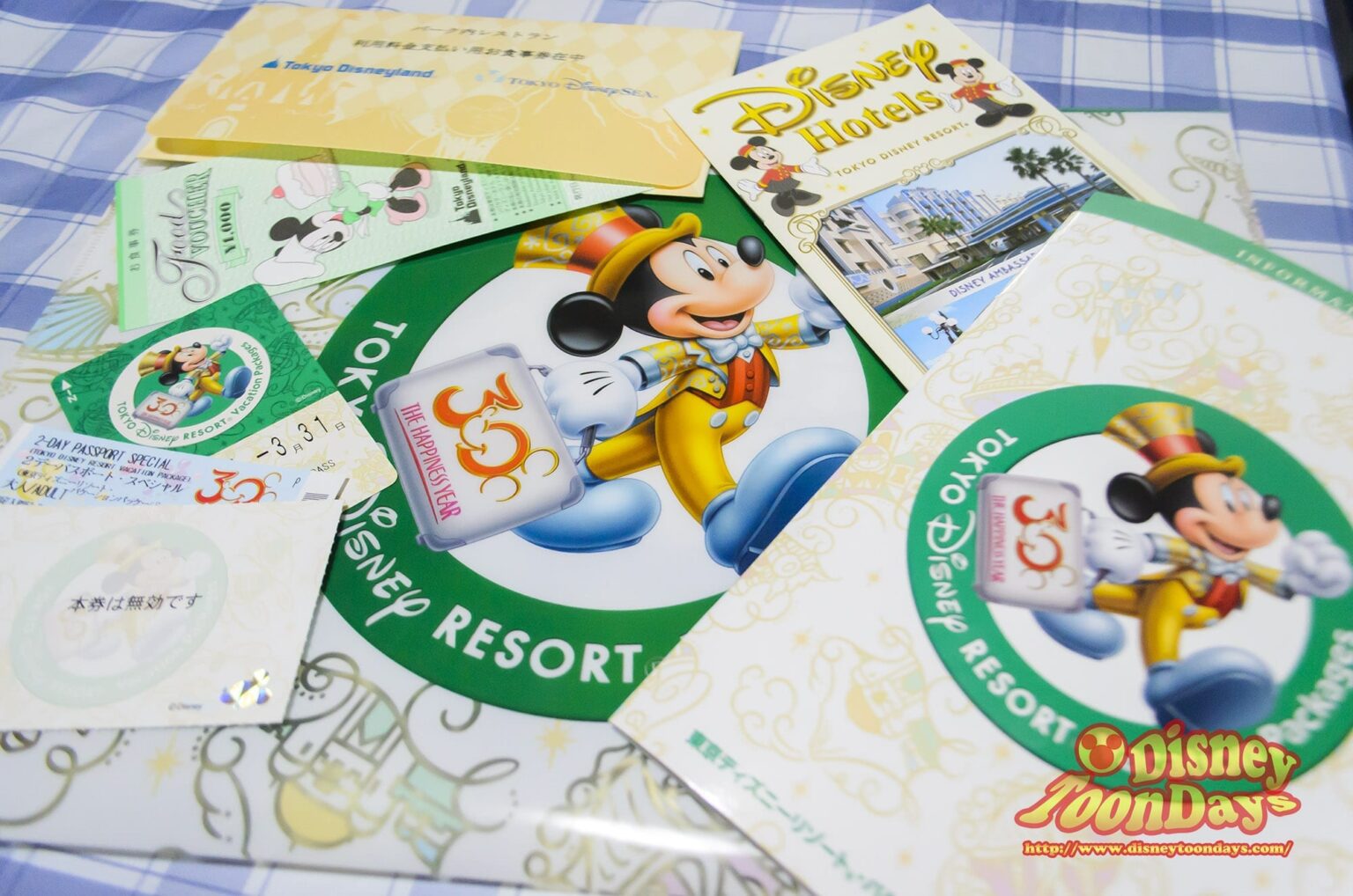 30周年デザイン!スウィーツバケパのバケーションパッケージのセット内容全紹介