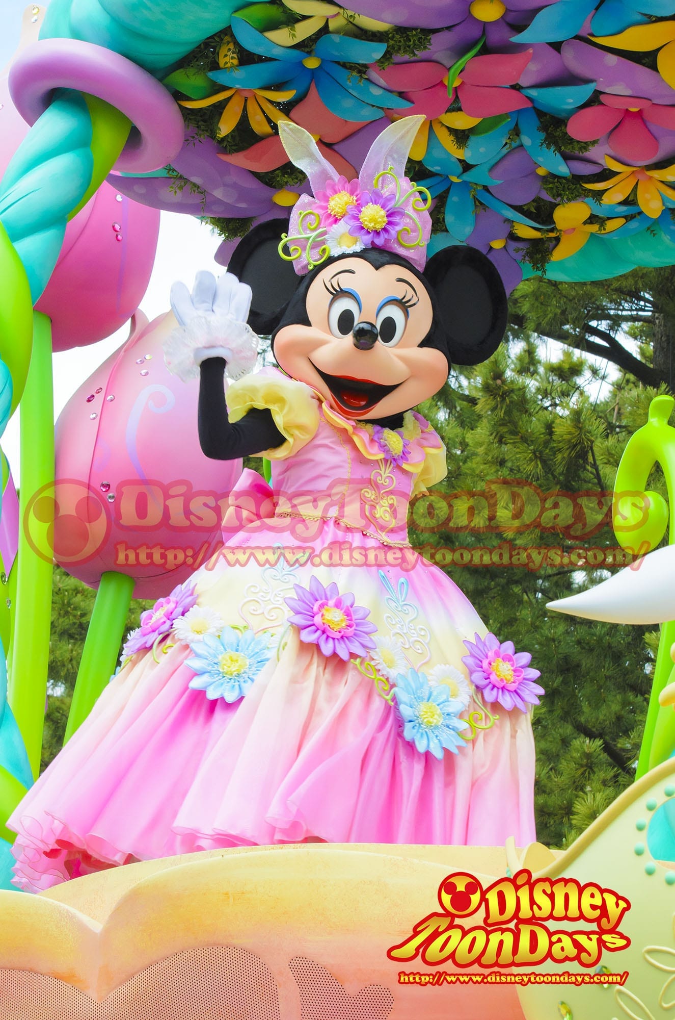 ヒピホピ　ミニーマウス衣装　ディズニー仮装　イースター　Dハロ dハロ ディズニー 仮装 衣装 ミニー ヒッピティ・ホッピティ