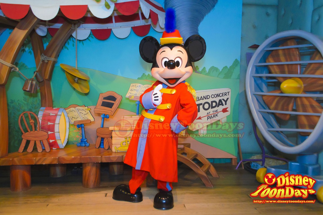 TDL トゥーンタウン ミッキーの家とミートミッキー グリーティング ミッキーの大演奏会 ミッキーマウス