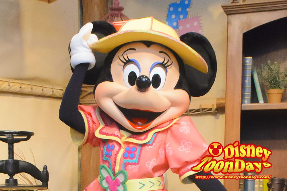 グリーティングトレイルの自然観察サイトで出会ったミニーマウス