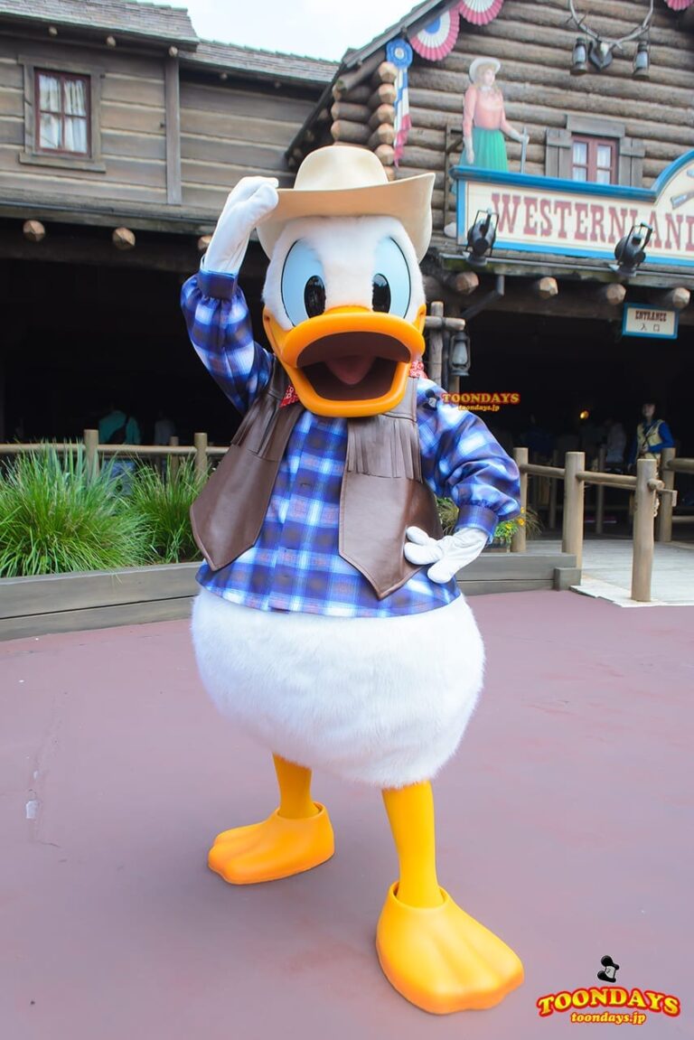 TDL ウエスタンランド グリーティング ドナルドダック