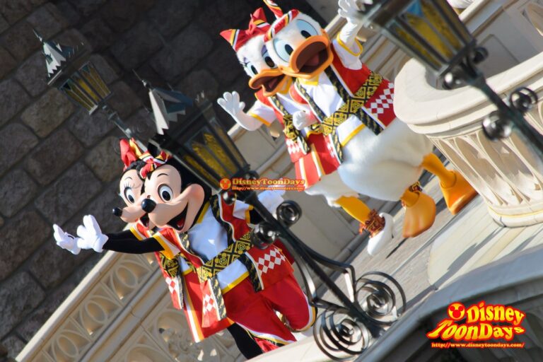 TDL ディズニー夏祭り 2014 おんどこどん　ドナルドダック　デイジーダック　ミッキーマウス　ミニーマウス