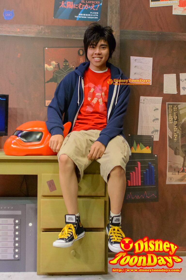 WDW ディズニーハリウッドスタジオ　アニメーションコートヤード　グリーティング　ヒロ