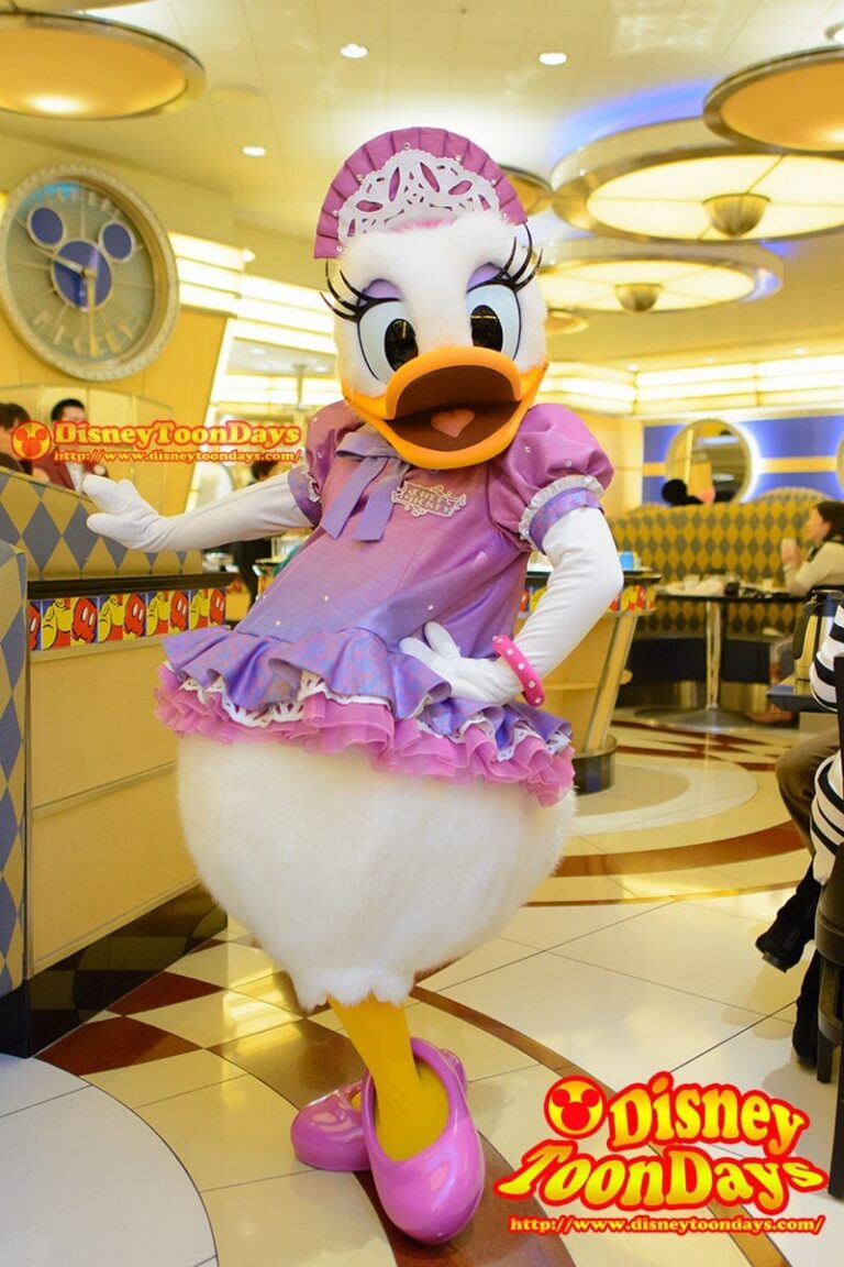 TDR　アンバサダーホテル　シェフミッキー　グリーティング　デイジーダック