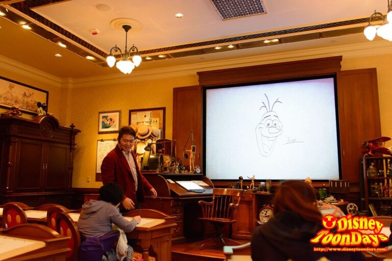 HKDL　メインストリートUSA　ドローイングクラス