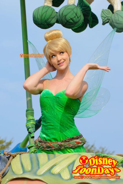 海外リボン☆ティンカーベル ライトグリーン  ティンク ディズニー Disney