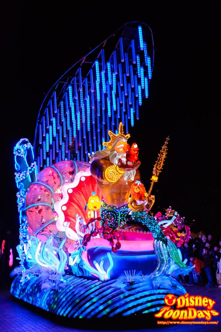 HKDL　ペイント・ザ・ナイト　アリエル