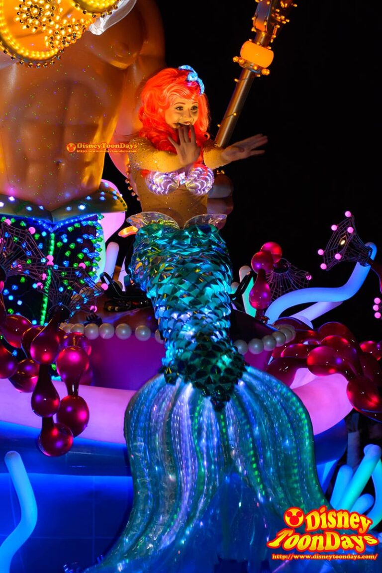 HKDL　ペイント・ザ・ナイト　アリエル