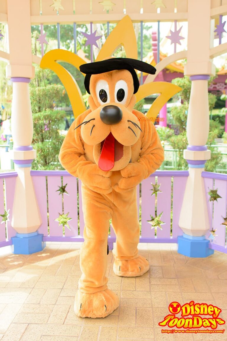 HKDL ファンタジーランド　ファンタジーガーデン　グリーティング　プルート